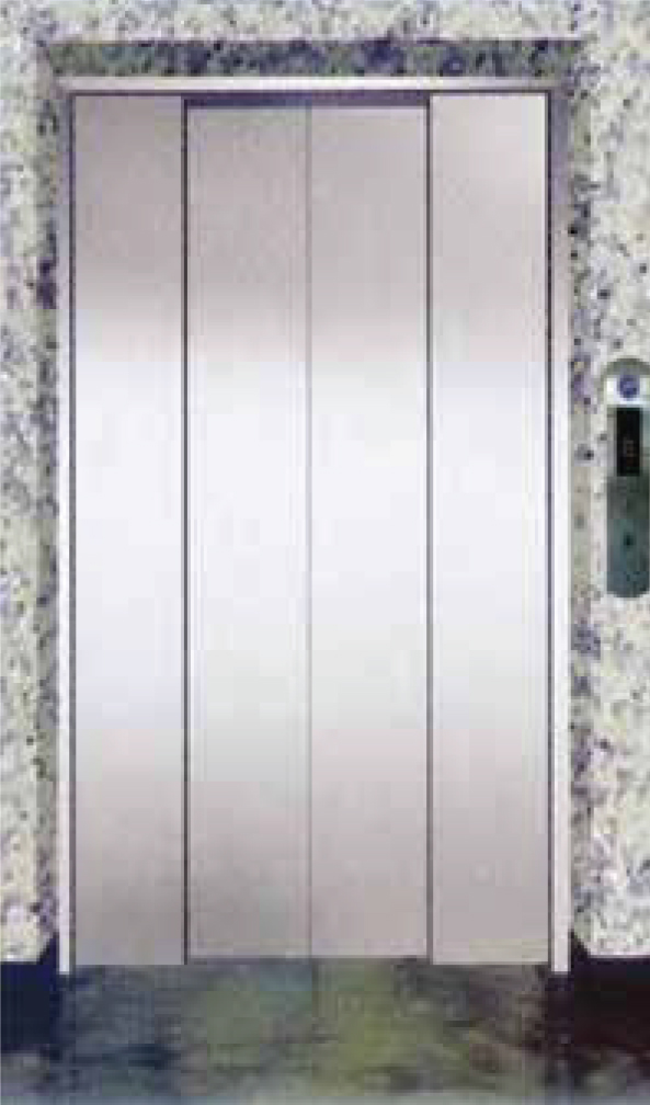 Mẫu thang máy gia đình cửa lùa 2 bên